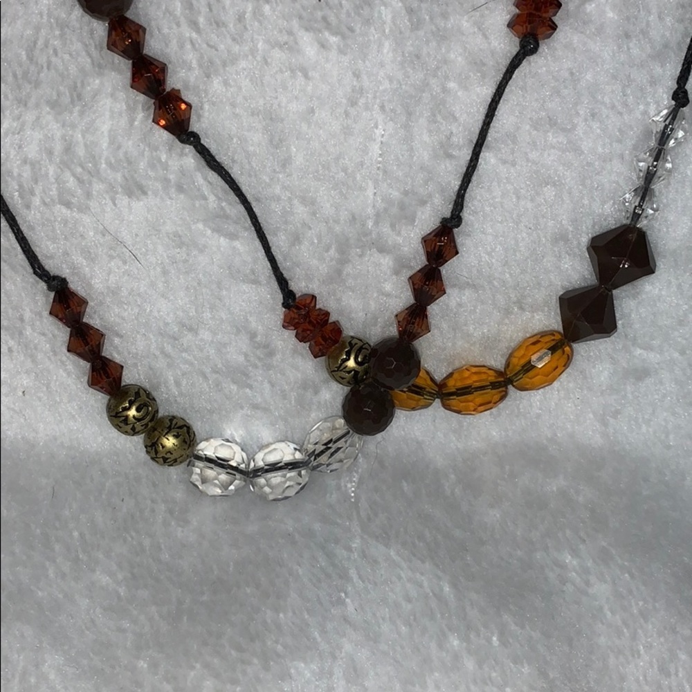 Vintage Cookie Lee 24 inch Drop Beads & Crystals - Picture 6 of 6